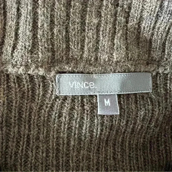 Vince Knit Cardigan Sweater Wool Alpaca Blend M - Picture 5 of 6